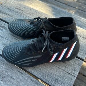 Adidas Athletic Soccer Cleats‎ Black Mens Size 9.5 Women’s Size 10.5-11